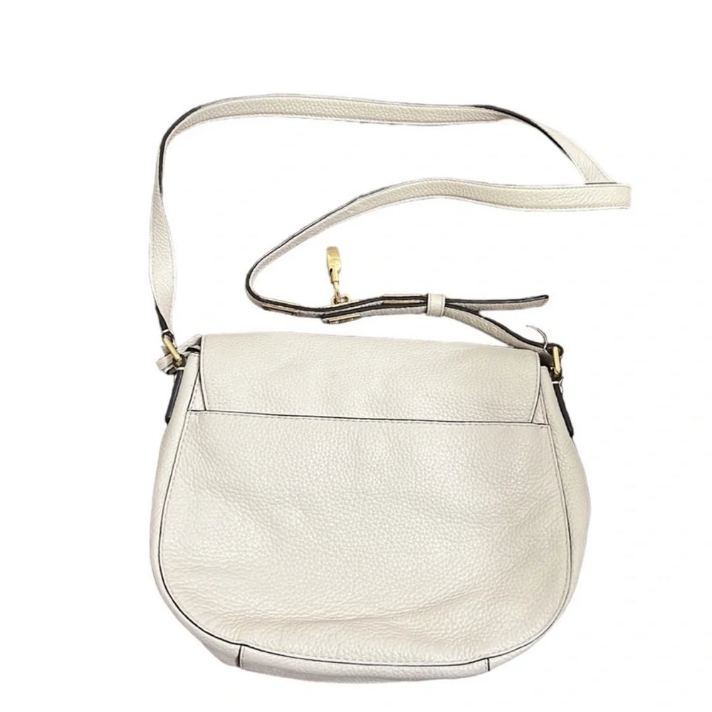 Michael Kors Cream Pebbled Leather Crossbody Bag